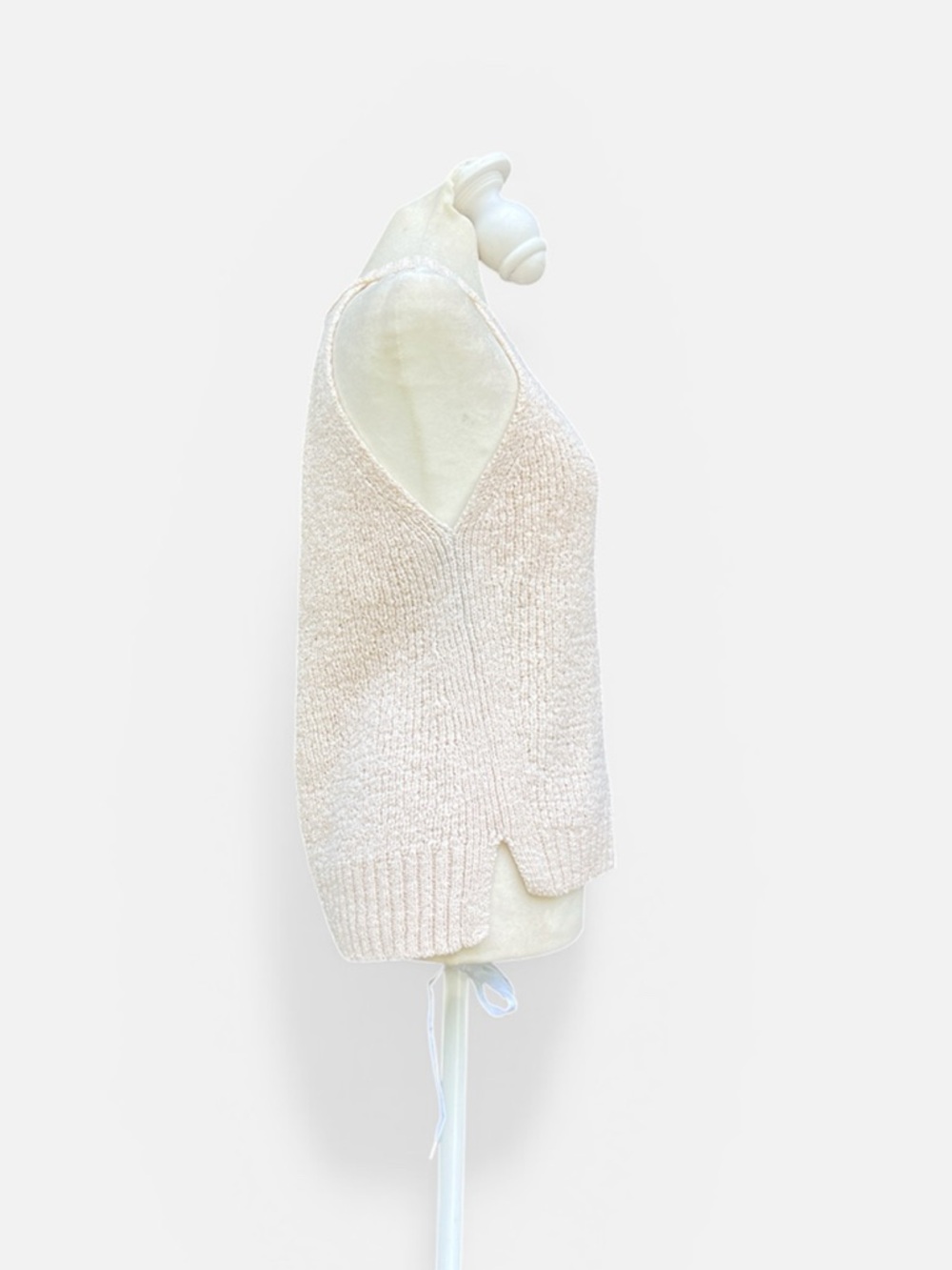 J. Crew Hi-Neck Sweater Tank in Antique White (Cream) Size Small - Picture 5 of 10